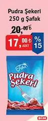 ŞAFAK PUDRA ŞEKERİ 250 G ŞAFAK PUDRA ŞEKERİ 250 G